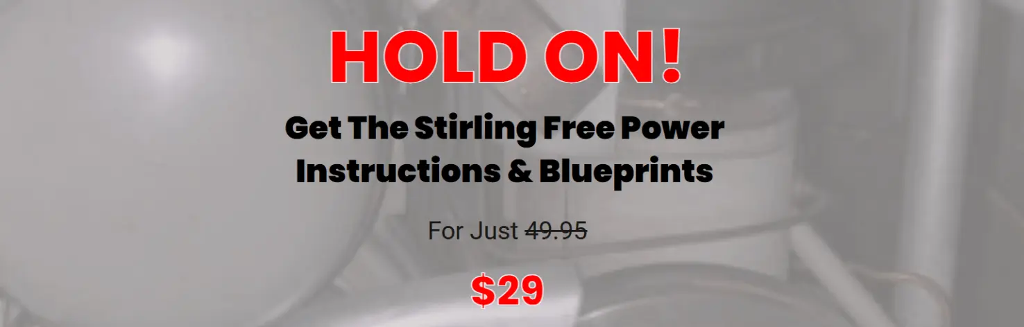 Stirling Free Power BUY LABEL